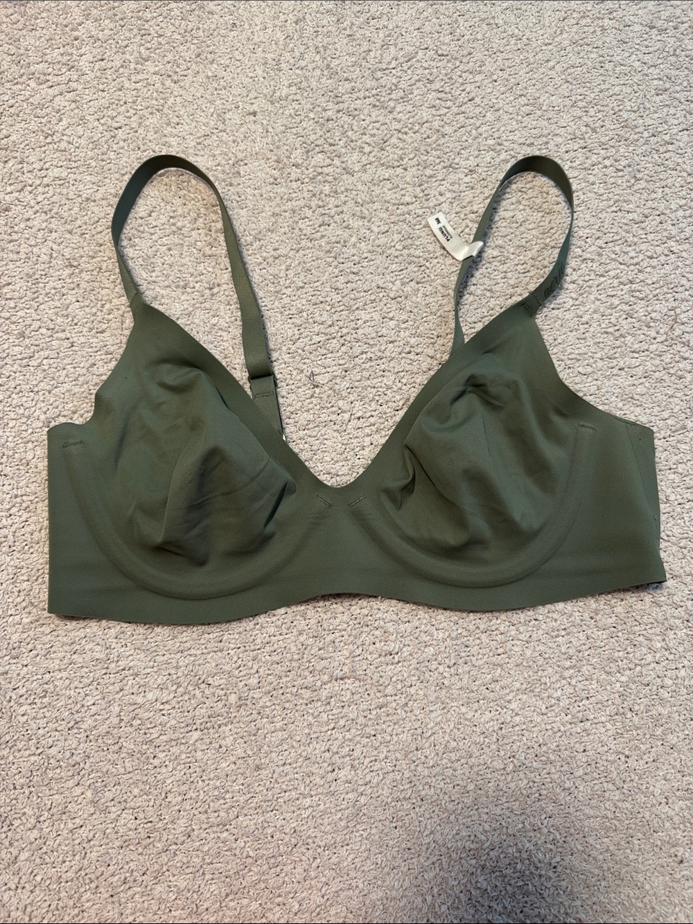 Smoothez 36B Olive Green underwire Scoop Bralette - Women Intimates